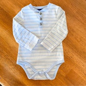 Cat & Jack • Striped Henley Bodysuit